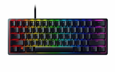 Razer Huntsman Mini 60% Gaming Keyboard: Fastest Keyboard Switches Ever – Clicky Optical Switches – Chroma RGB Lighting – PBT Keycaps – Onboard Memory – Classic Black