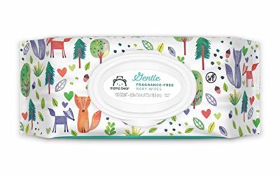 Amazon Brand – Mama Bear Gentle Fragrance-Free Baby Wipes, Hypoallergenic, 800 Count (8 Packs of 100 Wipes)