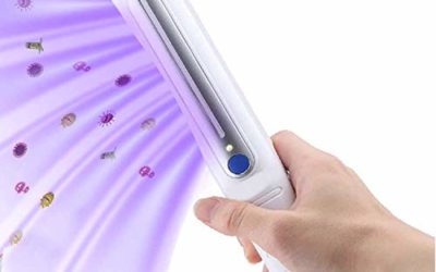Livino Portable UV Wand Sanitizer Machine, Handheld UV Light Sanitizer for Household and Travel. UV Light Sterilizer Wand Disinfects Phones,Toys,Wardrobe and Baby Items [Trade Mark Registered]