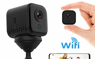 Mini Wireless WiFi Camera,DEXILIO 1080P HD Small Home Security Surveillance Cameras,Portable Tiny Nanny Cam Built-in Battery with Night Vision/Motion Detection for Indoor and Outdoor (with 32G Card)