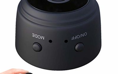 Hidden Mini Spy Camera with Audio and Video Live Feed WiFi with Cell Phone App Wireless Recording -1080P HD Mini Nanny Cams Wireless with Night Vision and Motion Detection Built-in Battery (Black)