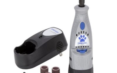 Dremel 7300-PT 4.8V Cordless Pet Dog Nail Grooming & Grinding Tool, Safely & Humanely Trim Pet & Dog Nails,Grey
