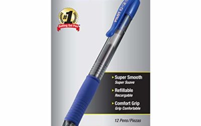PILOT G2 Rolling Ball Gel Pens, Blue, 12 Count