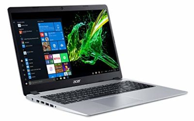 Acer Aspire 5 Slim Laptop, 15.6 inches Full HD IPS Display, AMD Ryzen 3 3200U, Vega 3 Graphics, 4GB DDR4, 128GB SSD, Backlit Keyboard, Windows 10 in S Mode, A515-43-R19L,Silver