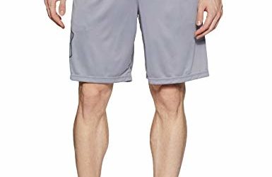 Under Armour Men's Tech Graphic Shorts , Steel (035)/Black , X-Large