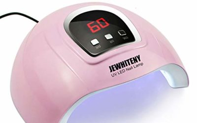 UV LED Nail Lamp 54W, Professional Nail Dryer Gel Polish Light, UV Nail Light with 3 Timer Setting, Nail Polish Curing Gel LED Dryer, Professional Nail Art Tools with Automatic Sensor, LCD Display