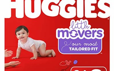 Huggies Little Movers Baby Diapers, Size 3, 84 Ct