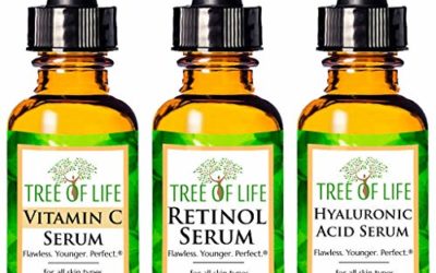 Anti Aging Serum 3-Pack for Face – Vitamin C Serum, Retinol Serum, Hyaluronic Acid Serum – Face Serum Full Regimen