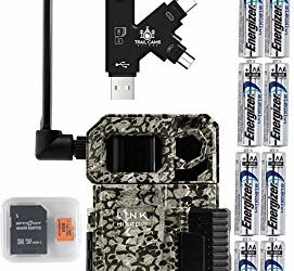 SPYPOINT Link-Micro-LTE-V Cellular Trail Camera with Batteries, Micro SD Card, Card Reader, and Mount (Link-Micro-LTE-V)