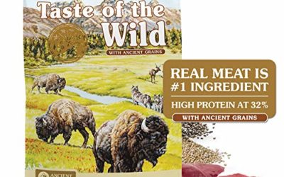 Taste of the Wild High Protein Real Meat Recipe Premium Dry Dog Food with Roasted Bison and Roasted Veniso, 28lb (9669)
