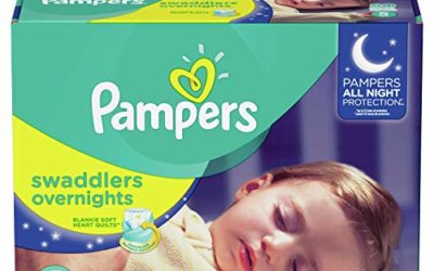 Diapers Size 5, 50 Count – Pampers Swaddlers Overnights Disposable Baby Diapers, Super Pack