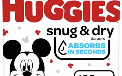 Huggies Snug & Dry Baby Diapers, Size Newborn, 108 Ct