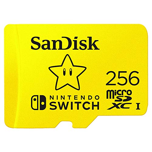 SanDisk 256GB microSDXC UHS-I-Memory-Card for Nintendo-Switch – SDSQXAO-256G-GNCZN