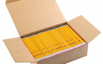Wood-Cased #2 HB Pencils, Yellow, Pre-sharpened, Class Pack, 320 pencils