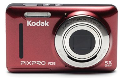 Kodak PIXPRO Friendly Zoom FZ53-RD 16MP Digital Camera with 5X Optical Zoom and 2.7" LCD Screen (Red)