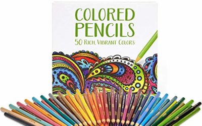 Crayola Colored Pencils, Adult Coloring, Fun At Home Kids Activities, 50 Count