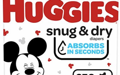 Huggies Snug & Dry Baby Diapers, Size 1, 256 Ct, One Month Supply