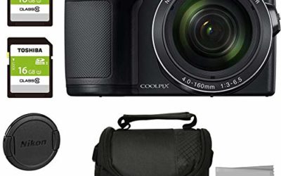 Crystal Nikon COOLPIX B500 Digital Camera (Black) Bundle