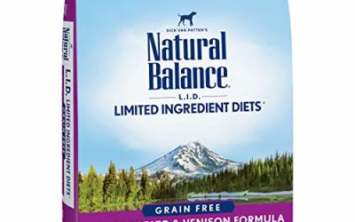 Natural Balance L.I.D. Limited Ingredient Diets Dry Dog Food, Sweet Potato & Venison Formula, 26 Pounds, Grain Free