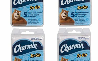 Charmin to Go Toilet Seat Covers, 4-Pack (5 Covers Each Pack)