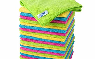 MR.SIGA Microfiber Cleaning Cloth, Pack of 24, Size:12.6" x 12.6"