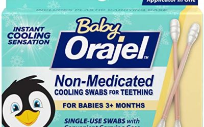 Baby Orajel Non-Medicated Cooling Swabs for Teething, 12 Unit Dose Swabs