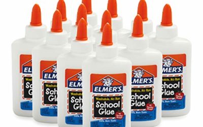 Elmer's Liquid School Glue, Washable, 4 Ounces Each , 12 Count – Great for Making Slime