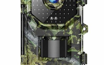 1080P 16MP Trail Camera, Hunting Camera with 120°Wide-Angle Motion Latest Sensor View 0.2s Trigger Time Trail Game Camera with 940nm No Glow and IP66 Waterproof 2.4” LCD 48pcs for Wildlife Monitoring