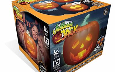 Mindscope Jabberin Jack Talking Animated Pumpkin with Built in Projector & Speaker Plug'n Play
