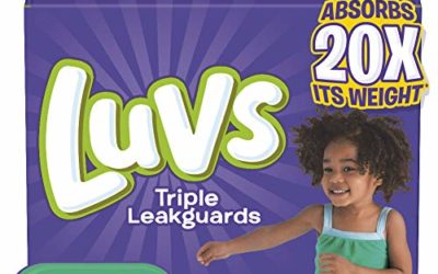 Diapers Size 6, 124 Count – Luvs Ultra Leakguards Disposable Baby Diapers, ONE MONTH SUPPLY