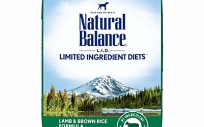 Natural Balance L.I.D. Limited Ingredient Diets Dry Dog Food, Lamb & Brown Rice Formula, 26 Pounds