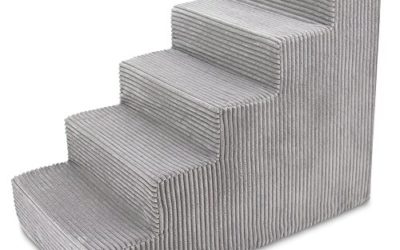 USA Made Pet Steps/Stairs with CertiPUR-US Certified Foam for Dogs & Cats by Best Pet Supplies