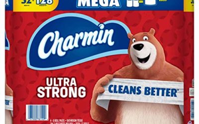 Product of Charmin Ultra Strong Mega Rolls 286-Sheet 2-Ply Bathroom Tissue, 32 p