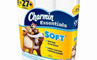 Charmin Soft Giant Roll, 12 Count of 200 2-Ply Sheets Per Roll, Pack of 4