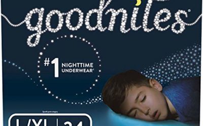 Goodnites Bedwetting Underwear for Boys, L/XL, 34 Ct, Packaging May Vary