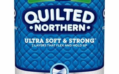 Quilted Northern Ultra Soft & Strong Toilet Unscented Paper 24 Double Rolls