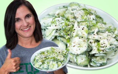 How to Make Creamy Cucumber Salad | Best Summer Side Dish Recipes | Well Done