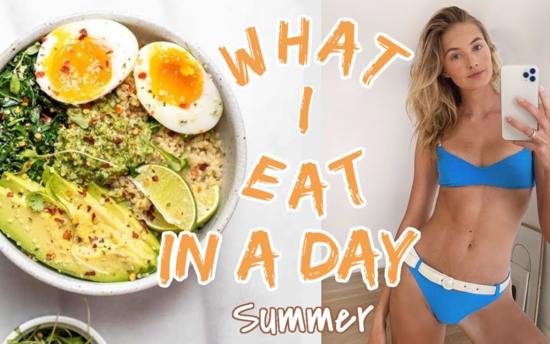What I Eat in a Day as a Model | Healthy Summer Recipes & Intermittent Fasting | Sanne Vloet