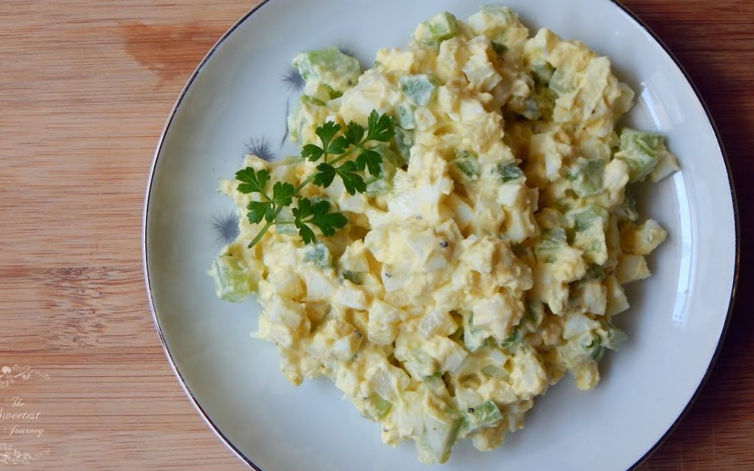 Easy Egg Salad Recipe | Summer Recipes | The Sweetest Journey