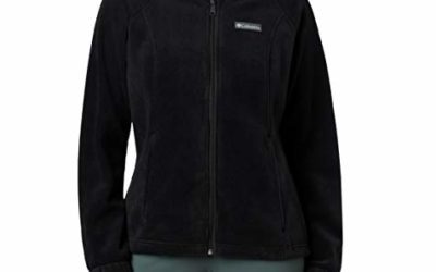 Columbia womens Benton Springs Full Zip Fleece Jacket, Black, X-Large US