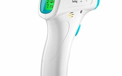 Thermometer Forehead, Infrared Thermometer with Backlight LCD Display and Infrared Sensors, Non-Contact Forehead Thermometer for Adults and Infants, Suitable for Home, School, Office and Hospital