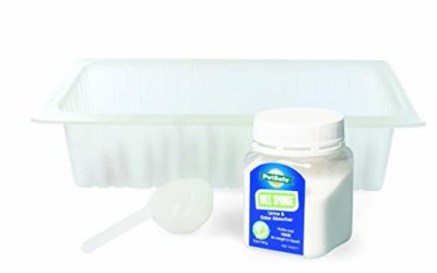 Pet Loo Pee-Pod with Sponge – 7-pack – Indoor Toilet Tray for Pets – Urine Disposal