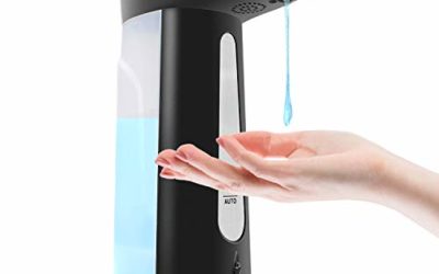 Innosinpo Soap Dispenser 【2020 Newest Version】, Touchless Automatic Soap Dispenser, Infrared Motion Sensor Dish Liquid Hands-Free Auto Soap Dispenser, Upgraded Waterproof Base