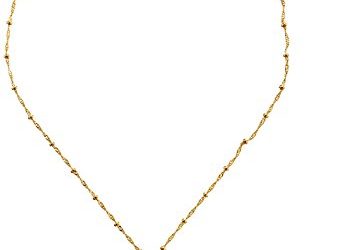 1928 Jewelry "Flowers Of The Month" Gold-Tone Birth Flower "August Gladiolus" Pendant Necklace, 16" + 3" Extender