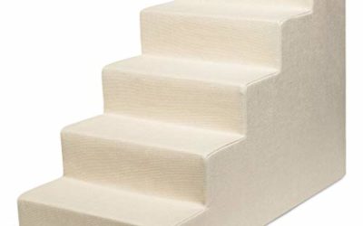 USA Made Pet Steps/Stairs with CertiPUR-US Certified Foam for Dogs & Cats by Best Pet Supplies