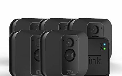 Blink XT2 Outdoor/Indoor Smart Security Camera with cloud storage included, 2-way audio, 2-year battery life – 5 camera kit