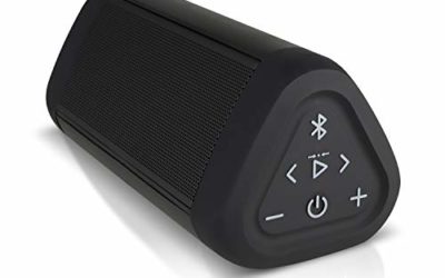 OontZ Angle 3 Ultra (3rd Gen) 5.0 Bluetooth Speaker (Updated), 14 Watts, Hi-Quality Sound & Bass, 100 Ft Wireless Range, Play Two Speakers Together, IPX7, Bluetooth Speakers by SoundWorks (Black)