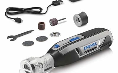 Dremel PawControl Dog Nail Grinder and Trimmer- Safe & Humane Pet Grooming Tool Kit- Cordless & Rechargeable Claw Grooming Kit for Dogs, Cats, and Small Animals 7760-PGK