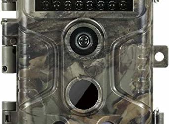 GardePro A3 Trail Camera (2020), 20MP, 1080P H.264 HD Video, Clear 100ft No Glow Infrared Night Vision, 0.1s Trigger Speed, 82ft Motion Detection, Waterproof Cam for Wildlife Deer Game Trail