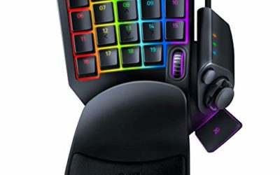 Razer Tartarus Pro Gaming Keypad: Analog-Optical Key Switches – 32 Programmable Keys – Customizable Chroma RGB Lighting – Programmable Macros – Variable Key Press Pressure Sensitivity – Classic Black